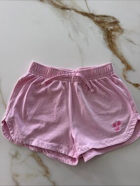 Zara Light Pink Elastic Waist Shorts with Subtle Stitch Detail 12-13yr